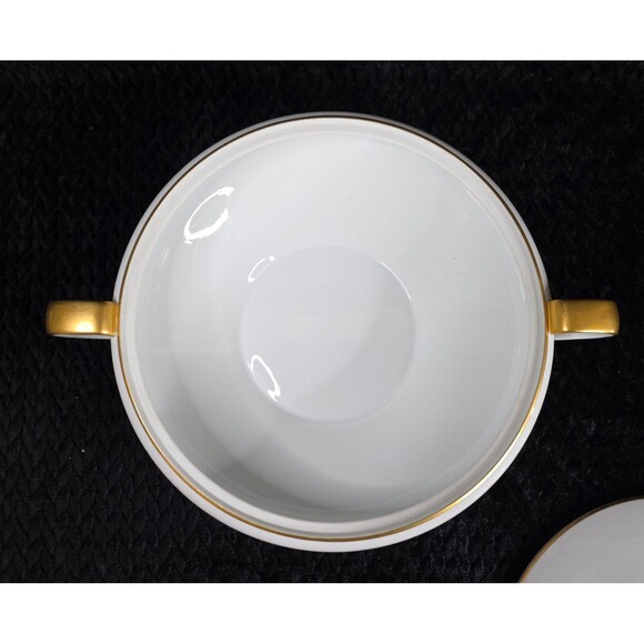 Vintage Noritake Pink Chrysanthemum Gold Trim 4 Pc Serving Set Japan 1950s-1960s - Picture 8 of 16